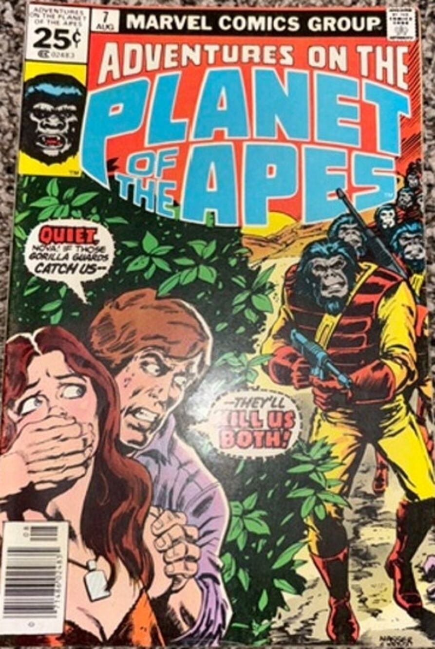 Adventures on the Planet of the Apes #7 (1976) Marvel – Vintage Bronze Age